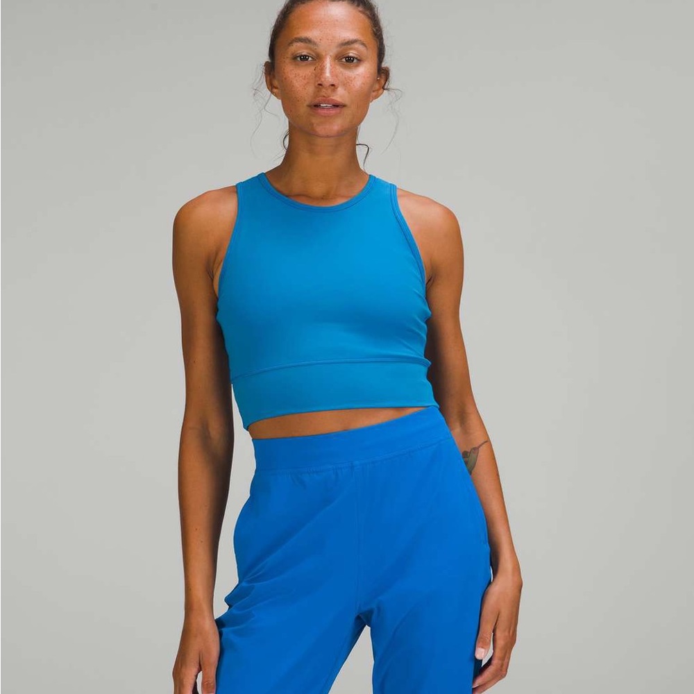 Lululemon mesh cropped tank